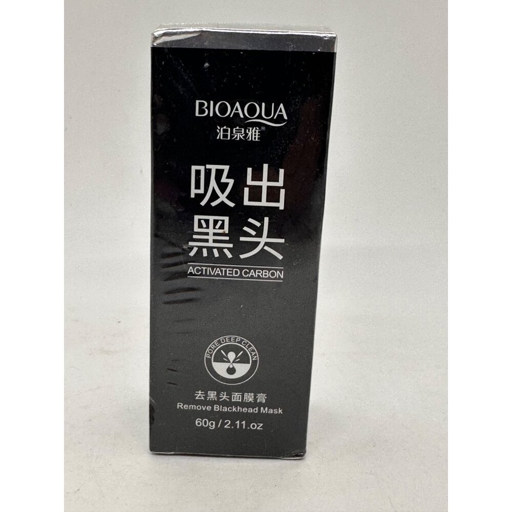 BIOAQUA Activated Carbon Remove Blackhead Mask 60g / 2.11 Oz Deep Cleansing Skin